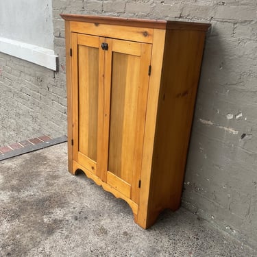 Antique Mixed Wood Cupboard