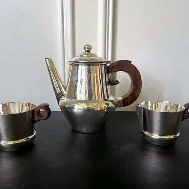Early Mexican Modern Sterling Silver Coffee Tea Set William Spratling