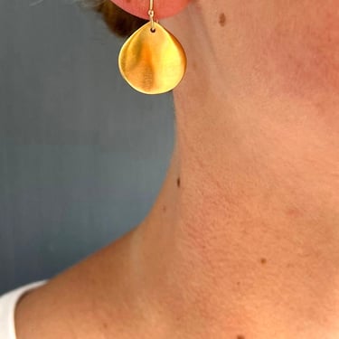 Philippa Roberts | Large Curved Drop Earrings