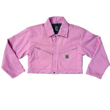 Reworked Carhartt Pink Cropped Jacket