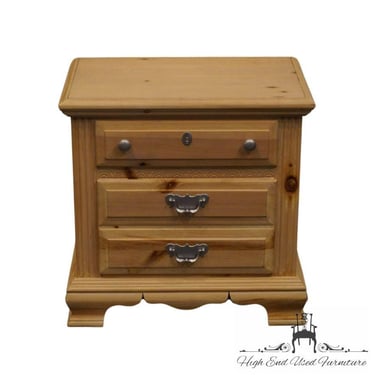 VAUGHAN OF VIRGINIA Solid Knotty Pine Rustic Americana 26" Two Drawer Nightstand 770-08 - Natural Finish 