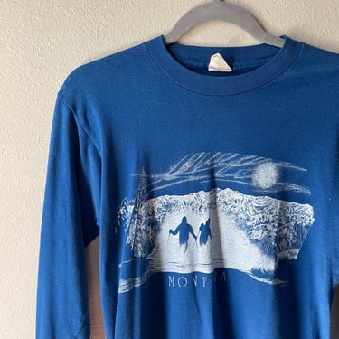 Montana Crewneck Long Sleeve Graphic Shirt 