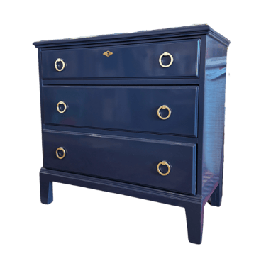 Blue Lacquered Short Dresser