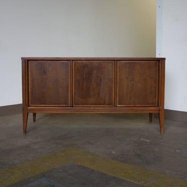 AVAILABLE to CUSTOMIZE**Mid Century Modern Credenza//MCM Record Cabinet//Refinished Vintage Media Console//Vintage Vinyl Storage 
