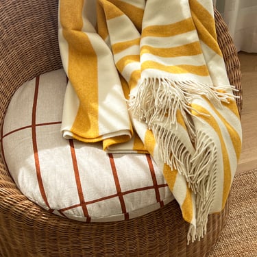 Pure Wool Italian Colombre Blanket