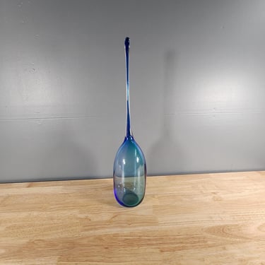 Nouvel Art Glass Bottle Vase 22.5