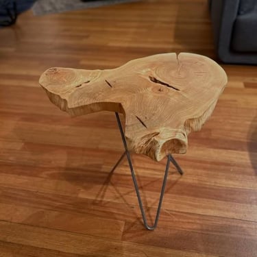 UB Custom Maple Side Table on Criss Cross Base