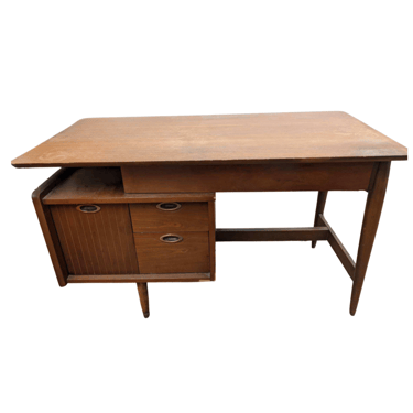 Mainline by Hooker Mid Century Single Sided Floating Display Desk