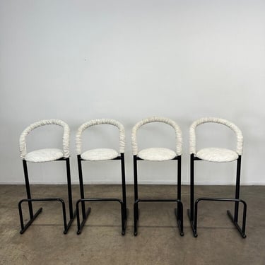 Postmodern bar stools - set of four 