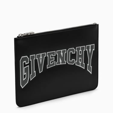 Givenchy Black Leather Envelope With Logo