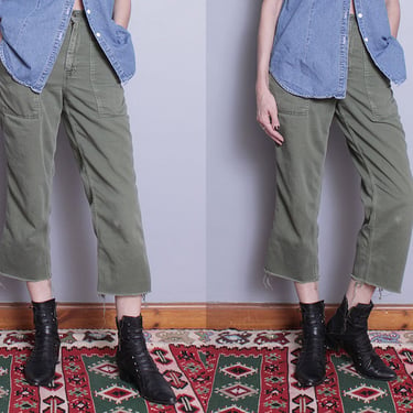 Vintage 1970's/1980's | Army Issue | Cotton | Military | Pants | S 
