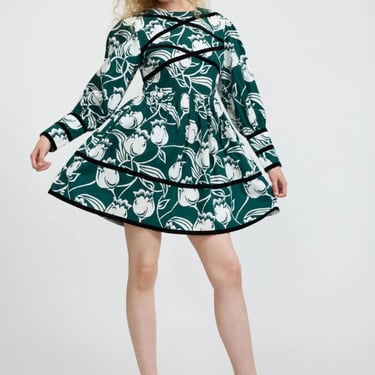 Batsheva Mini Clemmie Dress - Tulip Forest