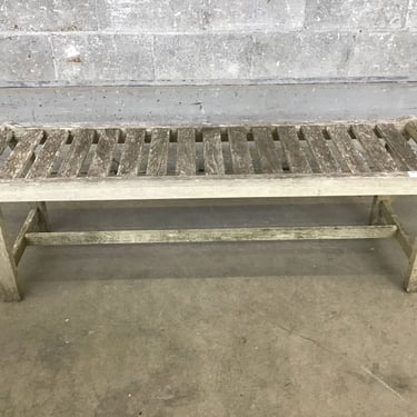 Solid Teak Garden Bench (Seattle)