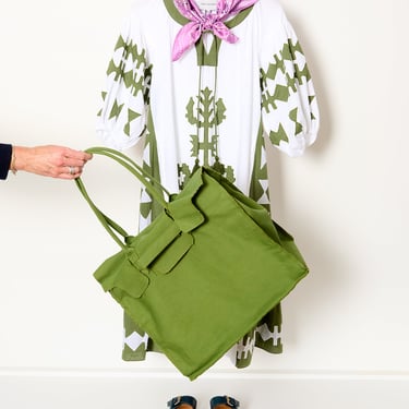 Large Beach Bag Olive