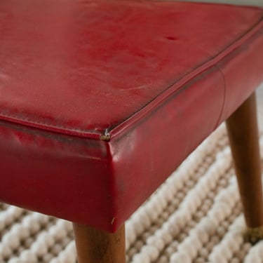 Red Vintage Bench