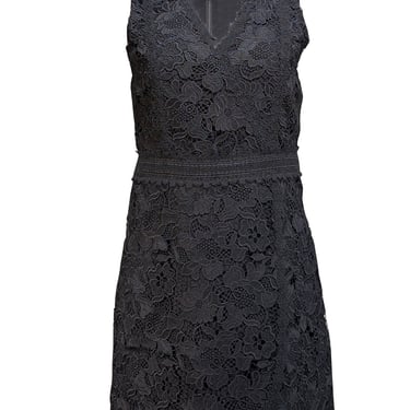 Alice & Olivia - Black Lace Fit & Flare Dress Sz 4