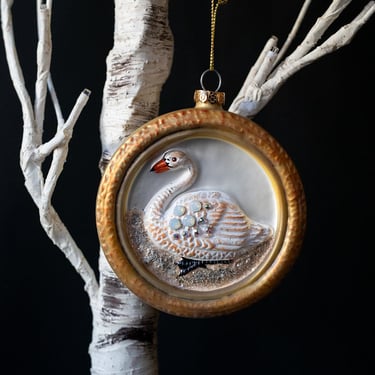 Victorian Swan Ornament