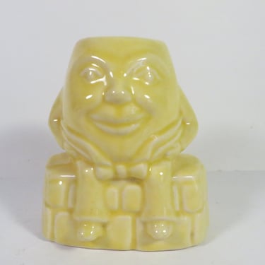 Vintage McCoy Humpty Dumpty Planter - Yellow McCoy Humpty Dumpty Planter Vase 