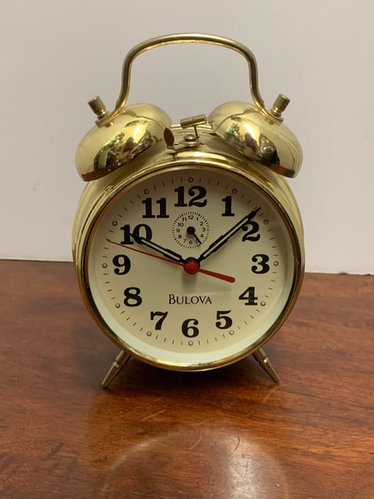 Vintage Bulova Alarm Clock Works MOB Vintage Kensington Washington DC