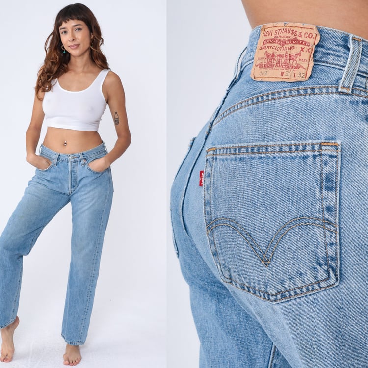 LEVI’S / 90's 501xx USA denim pants Levi's - 501® '90s - Verified Vintage | Hardpressed Print