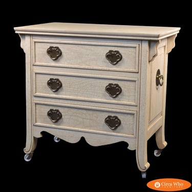 Pagoda Chest of Drawers on Casters