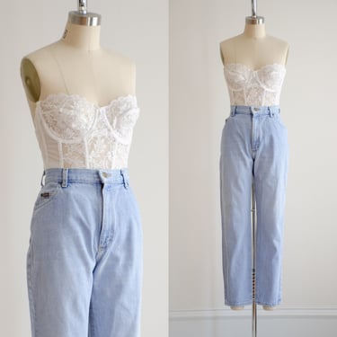 high waisted jeans 90s vintage Riders straight leg jeans 