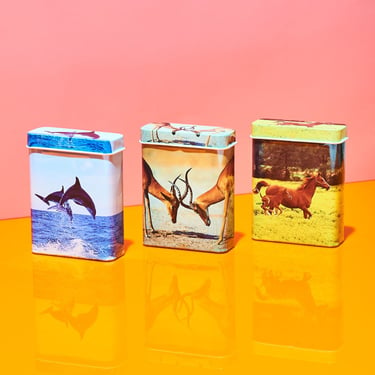 Animal Cigarette Case Tin