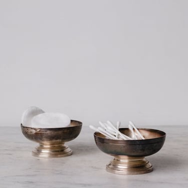Pair of Hotel Silver Bowls