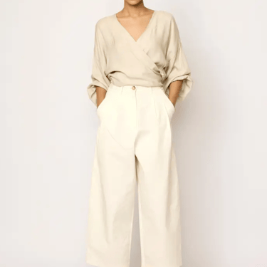 Boyfriend Pant - Ivory