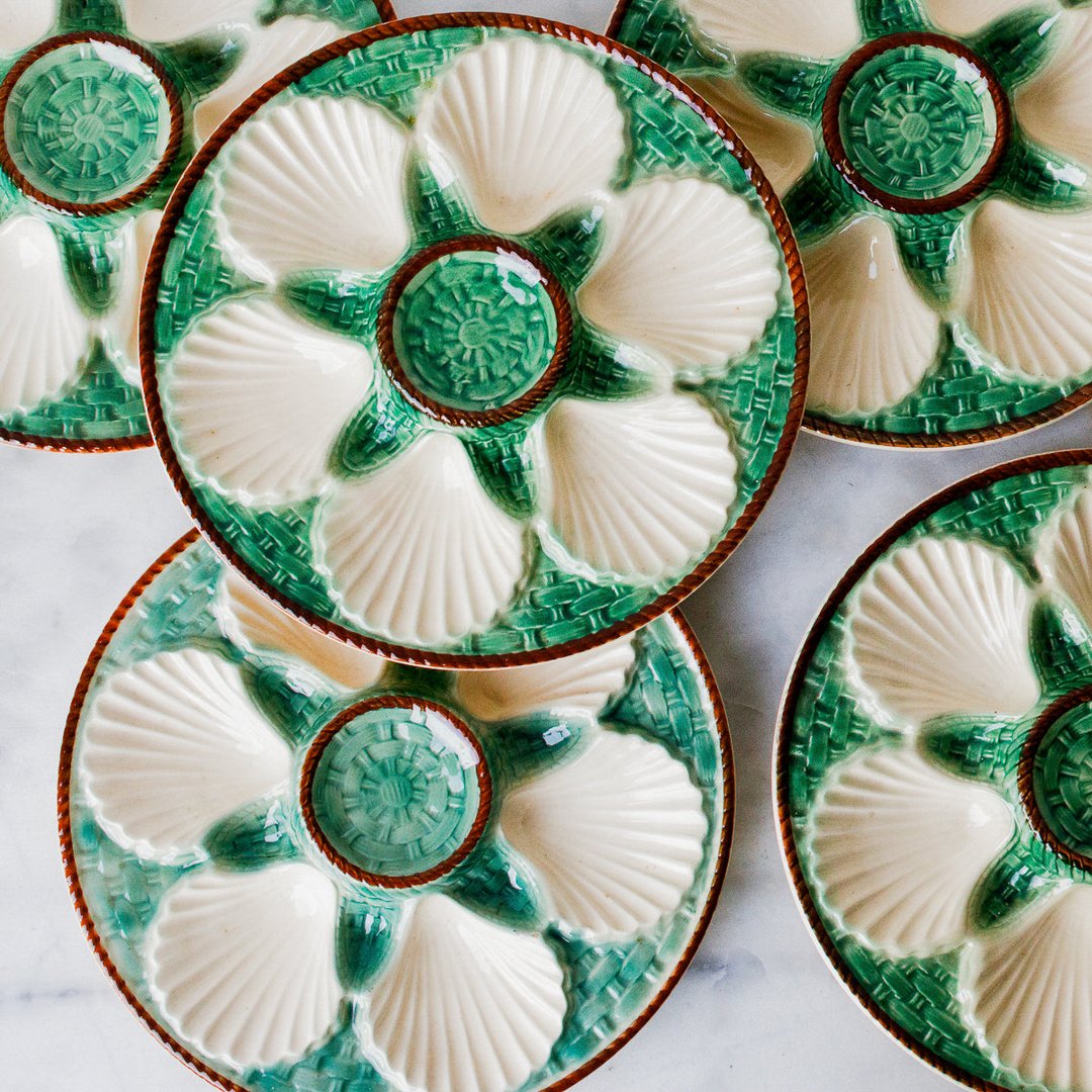 Pair of Vintage Oyster Plates Concord, CA