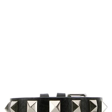 Valentino Garavani Men Leather Bracelet | Rockst