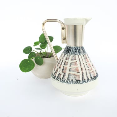 Midcentury C Miller USA Ceramic Pitcher 