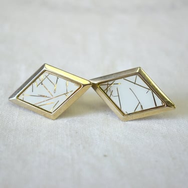 1960s Diamond Shape Cuff Links 