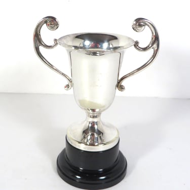 Vintage Silverplate Trophy - Silverplate Loving Cup Trophy 