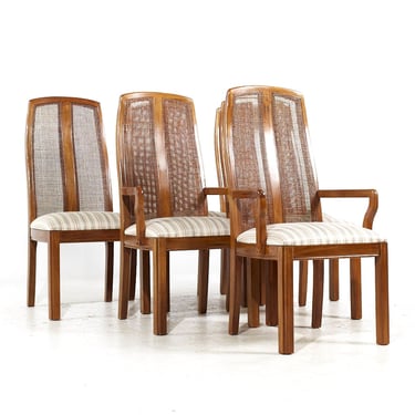 Thomasville Contemporary Cane Back Dining Chairs - Set of 6 - Contemporary 