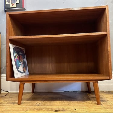Danish Teak Record Cabinet / Bookcase