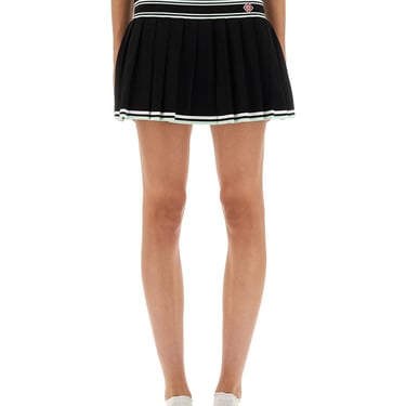 Casablanca Women Pleated Viscose Miniskirt