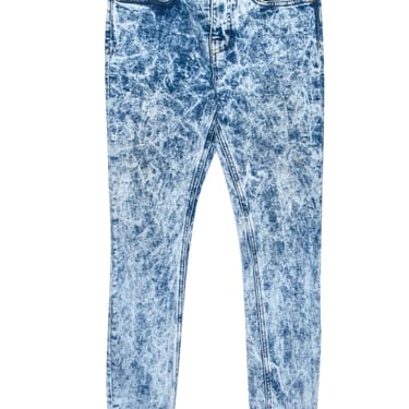 Victoria Beckham - Blue Acid Wash Skinny Jeans Sz 26