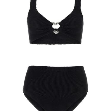 Hunza G Woman Black Stretch Nylon Jessica Bikini