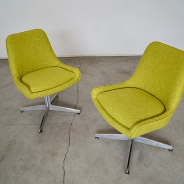 Pair of 1960's Mid-century Modern Lounge Chairs - Professionally Reupholstered! 