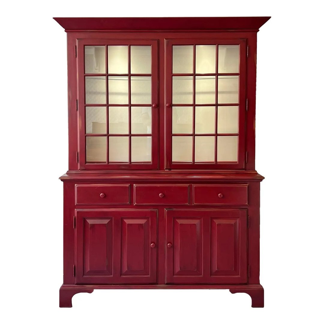 Nichols & Stone Stepback Raised Panel Hutch 2nd Story Trading Co