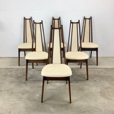 Mid-Century Highback Dining Chair- Set of Six 