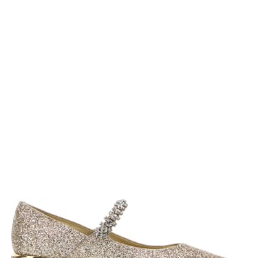 Jimmy Choo Women Embellished Fabric Bing Ballerinas