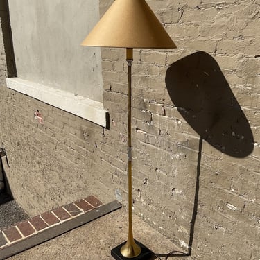 Brass Horn Floor Lamp, Chapman