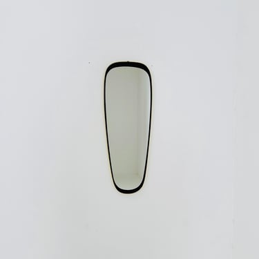 Large Kristall Mid Century asymmetric wall Mirror by  lenzgold   Nieren Spiegel - Kidney mirror 1960s rockabilly Germany 