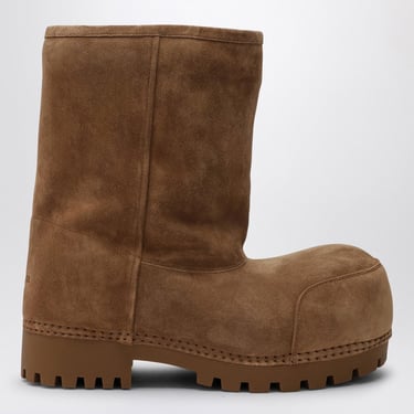 Balenciaga Brown Alaska Boots Men