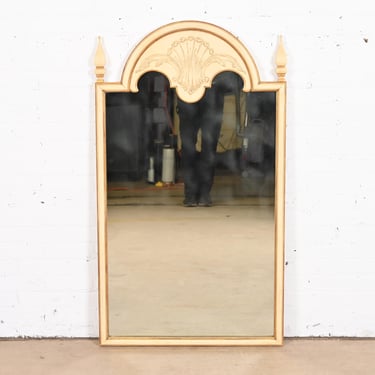 John Widdicomb Neoclassical Painted and Gold Gilt Large Wall Mirror, 1950s