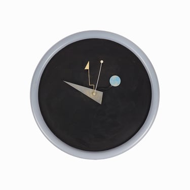 1996 Charlotte Rollman Postmodern Wall Clock Nicolai Canetti 