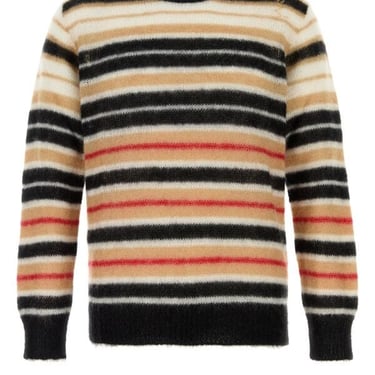 Marni Men Embroidered Mohair Blend Sweater