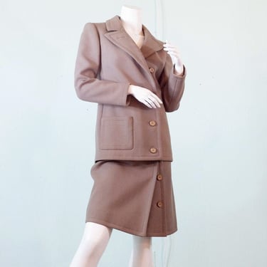 Haute Couture  Nina Ricci Paris suit - rare 2 piece designer vintage suit from 1950s 